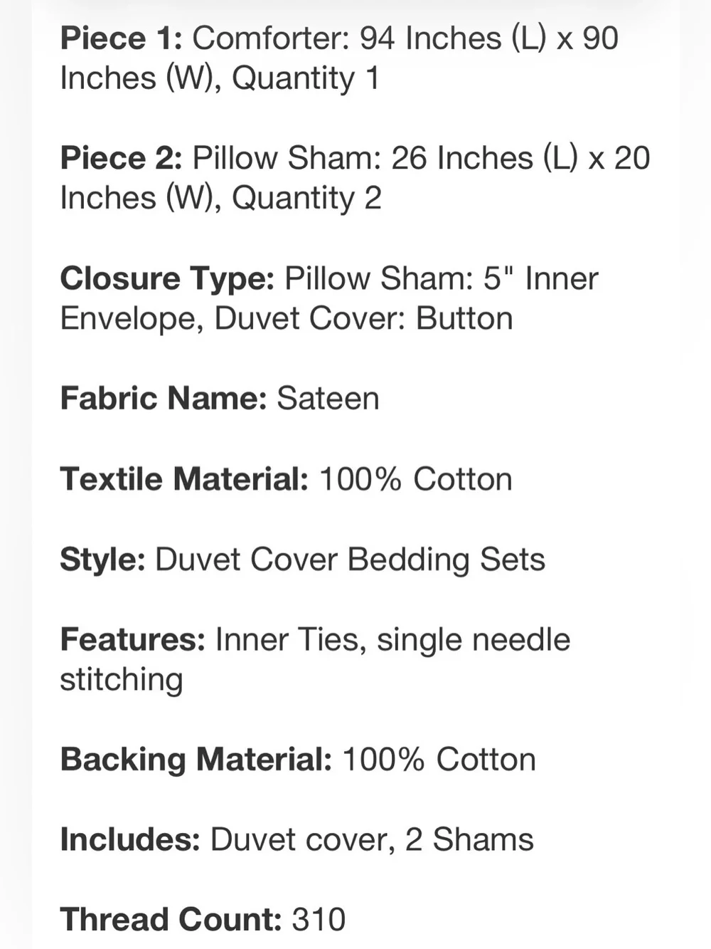 New Threshold Luxe Embroidered Border Cotton Sateen Duvet Set Full/Queen